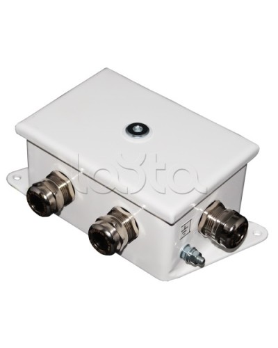 Коробка монтажная огнестойкая Гефест КМ-О (12к)-IP66-d, три ввода 120х80х68 в Уссурийске Распределительные коробки Pintop.ru