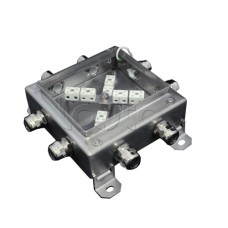 Коробка монтажная огнестойкая Гефест КМ-О (16к)-IP66 1515нерж, 8 вводов