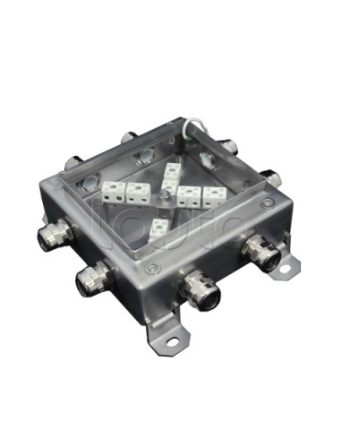 Коробка монтажная огнестойкая Гефест КМ-О (16к*10,0)-IP66 1515нерж, 8 вводов в Уссурийске Распределительные коробки Pintop.ru