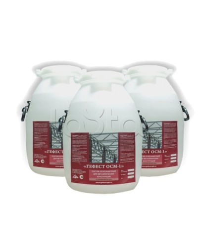 Cостав огнезащитный для металлических конструкций Гефест ОСМ-1 в Уссурийске Огнезащитные краски Pintop.ru