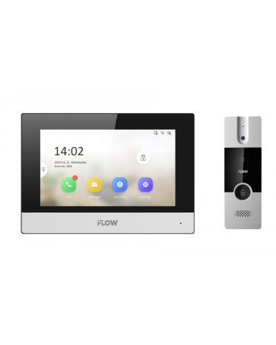 Комплект гибридного видеодомофона iFlow F-VI-5342H в Уссурийске Комплекты домофонов Pintop.ru