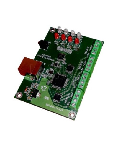 Конвертер USB/RS-422 ИНФОТЕХ AVT-USB/4RS422 в Уссурийске Дополнительное оборудование для ОПС Pintop.ru