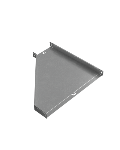 Переходник правый 50х200-600 мм ПЛЮС HD85 КМ-профиль (PDplus50-200-600-R HD85) в Уссурийске Аксессуары для лотков Pintop.ru