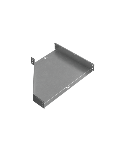 Переходник правый 80х300-600 мм ПЛЮC INOX304 КМ-Профиль (PDplus80-300-600-R INOX304) в Уссурийске Аксессуары для лотков Pintop.ru