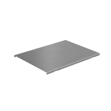 Крышка на вертикальный Т-ответвитель переходник 400-100 мм с разворотом трассы на 90 гр. "ПЛЮС" (нижняя часть меньше исходной) КМ-Профиль (KTDPSplus90-400-100)