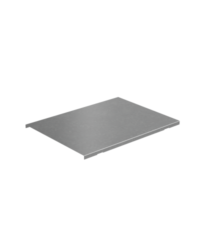 Крышка на вертикальный Т-ответвитель переходник 300-200 мм с разворотом трассы на 90 гр. ПЛЮС (нижняя часть меньше исходной) КМ-Профиль (KTDPSplus90-300-200) в Уссурийске Аксессуары для лотков Pintop.ru