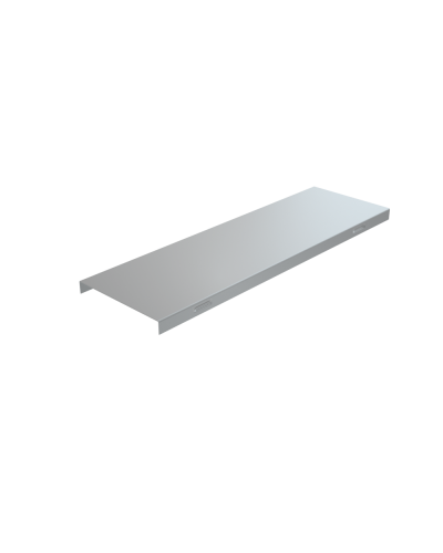 Крышка на вертикальный Т-ответвитель переходник 300-400 мм с разворотом трассы на 90 гр. (нижняя часть больше исходной) КМ-Профиль (KTDPV300-400) в Уссурийске Аксессуары для лотков Pintop.ru