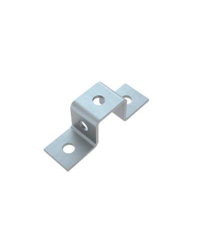 Прямоугольная скоба для страт-профиля 41х41 мм HD КМ-Профиль (PS41-41 HD) в Уссурийске Держатели, клипсы, скобы Pintop.ru