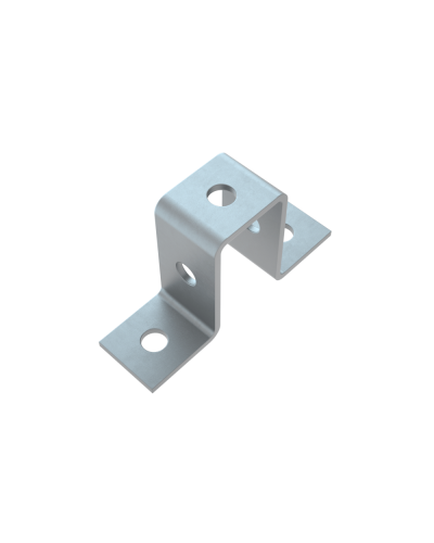 Прямоугольная скоба для страт-профиля 41х72 мм HD85 КМ-профиль (PS41-72 HD85) в Уссурийске Держатели, клипсы, скобы Pintop.ru