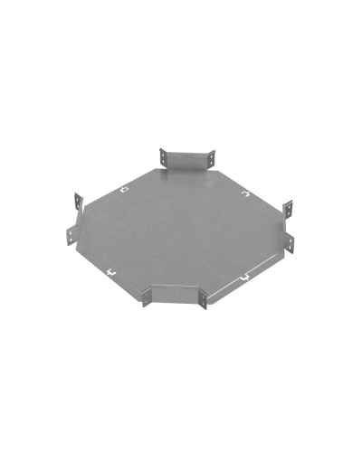 Х-разветвитель 80х400 мм ПЛЮС HD КМ-Профиль (XDplus80-400 HD) в Уссурийске Аксессуары для лотков Pintop.ru