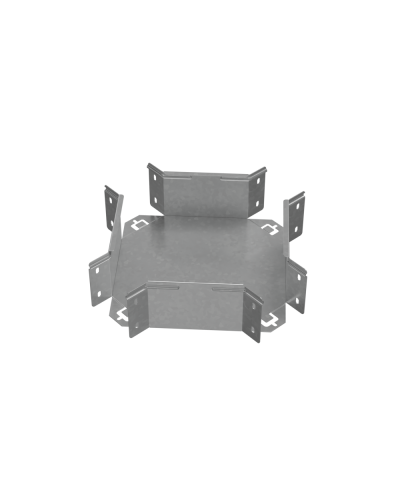 Х-разветвитель 100х100 мм ПЛЮС HD85 КМ-профиль (XDplus100-100 HD85) в Уссурийске Аксессуары для лотков Pintop.ru