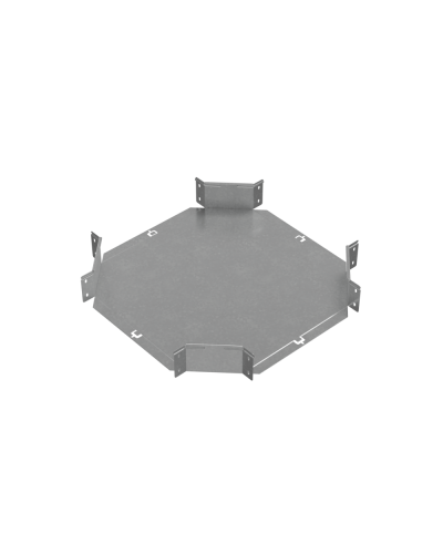 Х-разветвитель 100х400 мм ПЛЮС HD85 КМ-профиль (XDplus100-400 HD85) в Уссурийске Аксессуары для лотков Pintop.ru