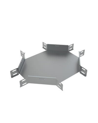 Х-разветвитель 50х150 мм КМ-Профиль (XD50-150) в Уссурийске Аксессуары для лотков Pintop.ru
