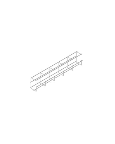 G-образный проволочный лоток 110х65 L3000 мм КМ-Профиль (PLG110-65-3000) в Уссурийске Кабельные лотки Pintop.ru
