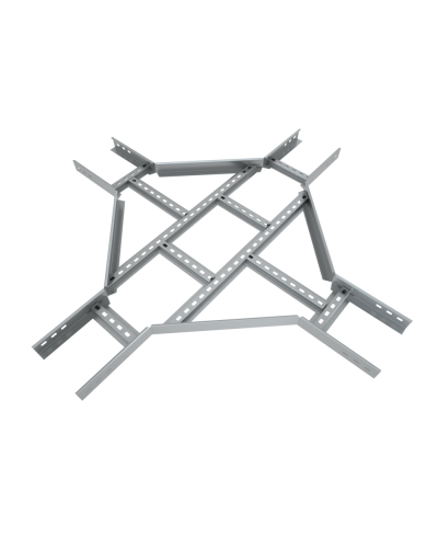 Х-разветвитель лестничный 100х400х1,5 мм КМ-Профиль (LXD100-400-1.5) в Уссурийске Аксессуары для лотков Pintop.ru