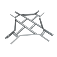 Х-разветвитель лестничный 50х100х1,2 мм "Быстрый монтаж" HD85 КМ-профиль (LXDS50-100-1.2 HD85)
