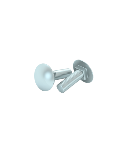 Болт с полукруглой головкой и квадратным подголовком М8х70 мм DIN 603 (упак. 30 шт) КМ-Профиль (BTG8-70) в Уссурийске Крепеж Pintop.ru