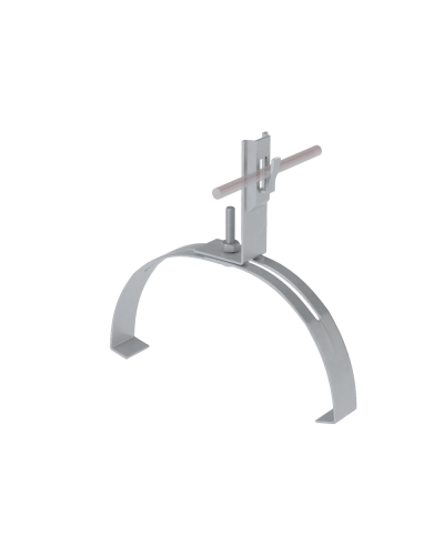 Держатель зажимной для фигурного конька для прутка Ø 5-8 мм КМ-Профиль (DFKZ-D5-8) в Уссурийске Монтажные материалы Pintop.ru