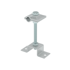 Универсальный соединитель на мостовой опоре для прутка Ø 5-10 мм H130 КМ-профиль (USMO-H130-5-10)