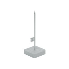 Вольностоящая молниеприемная мачта цельная H2,5 м HD КМ-Профиль (VMC-H2.5 HD)