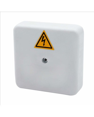 Коробка распределительная огнестойкая КРОПС-П0, IP41, габаритные размеры 75х75х20 мм, для кабелей сечением до 2,5 мм2, 2 клеммы КМ-Профиль (FRJB-KM-P0-2.5-02-КРОПС-IP41) в Уссурийске Распределительные коробки Pintop.ru