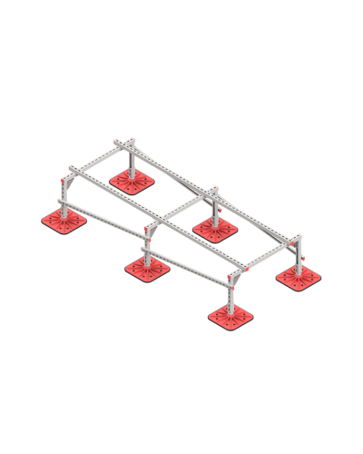 Опорная конструкция для установки оборудования TECHNORAPTOR FOOT 1000х2500 HD КМ-профиль (KM-TR-F-SSEI-1000-2500 HD) в Уссурийске Системы видеонаблюдения Pintop.ru