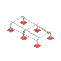 Опорная конструкция для установки оборудования TECHNORAPTOR FOOT 1200х2500 HD КМ-профиль (KM-TR-F-SSEI-1200-2500 HD)