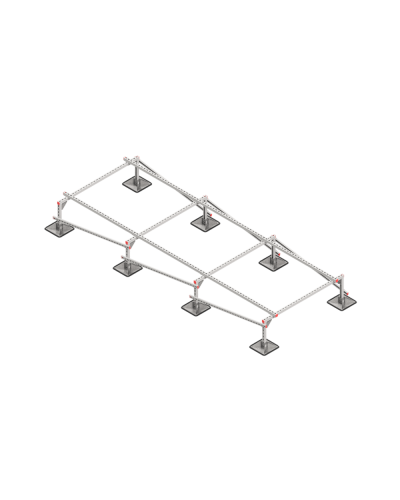 Опорная конструкция для установки оборудования TECHNORAPTOR STEELFOOT 1500х4000 тип 1 HD КМ-профиль (KM-TR-STF-SSEI-1500-4000-1 HD) в Уссурийске Системы видеонаблюдения Pintop.ru