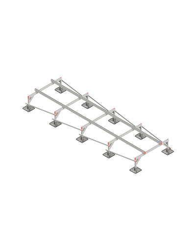 Опорная конструкция для установки оборудования TECHNORAPTOR STEELFOOT 1500х5000 КМ-профиль (KM-TR-STF-SSEI-1500-5000) в Уссурийске Системы видеонаблюдения Pintop.ru