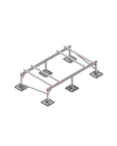 Опорная конструкция для установки оборудования TECHNORAPTOR STEELFOOT 2000х1200 КМ-профиль (KM-TR-STF-SSEI-2000-1200) в Уссурийске Системы видеонаблюдения Pintop.ru
