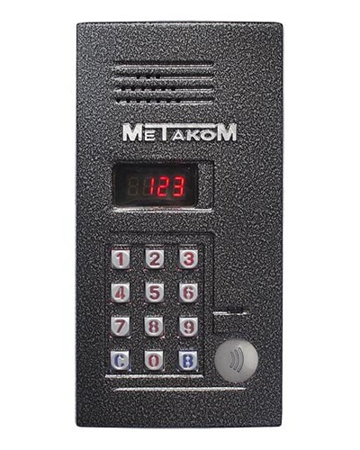 Блок вызова домофона Метаком MK2012-MFEN в Уссурийске Блоки вызова многоабонентные Pintop.ru