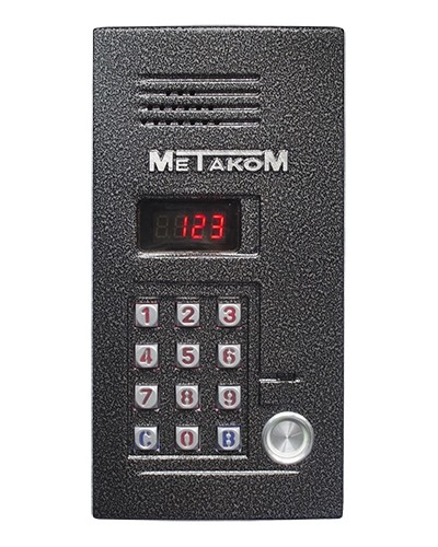 Блок вызова домофона Метаком MK2012-TM4E в Уссурийске Блоки вызова многоабонентные Pintop.ru