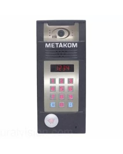 Многоабонентый антивандальный блок вызова со встроенной гибридной видеокамерой Метаком в Уссурийске Блоки вызова многоабонентные Pintop.ru