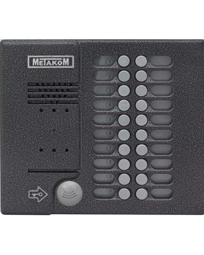 Блок вызова домофона Метаком MK20.2-MFEV в Уссурийске Вызывные видеопанели малоабонентные Pintop.ru