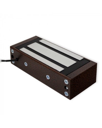 Замок электромагнитный Олевс М1-200 с планкой медный антик в Уссурийске Электромагнитные замки Pintop.ru