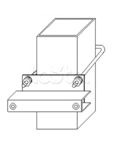 Узел крепления блоков подключения и управления БД-НР, БМ-НР, БУПР извещателей Омега-микродизайн УЗК-КС 80 в Уссурийске Кронштейны и планки для извещателей Pintop.ru
