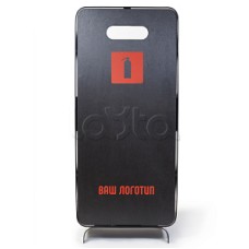 Подставка интерьерная ПРЕСТИЖ черная для огнетушителей высотой до 600 мм с логотипом заказчика ПОЖТЕХНИКА