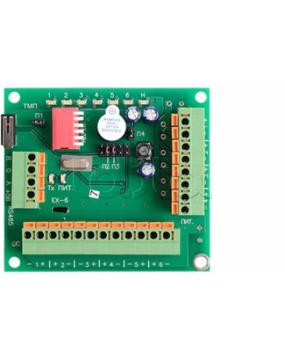 Модуль расширителя шлейфов Полисервис EX-6-1 в Уссурийске Модули сопряжения Pintop.ru