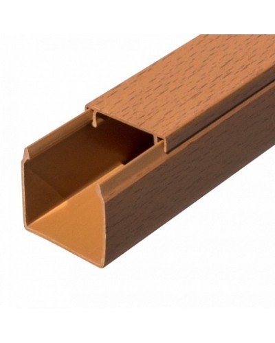 Кабель-канал бук 2-й замок 40х40 (60м/уп) Промрукав в Уссурийске Огнестойкие кабельные линии Pintop.ru