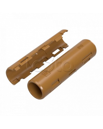 Муфта разборная d16 мм бук (100шт/1200шт уп/кор) Промрукав (PR13.0421) в Уссурийске Повороты, муфты, тройники Pintop.ru