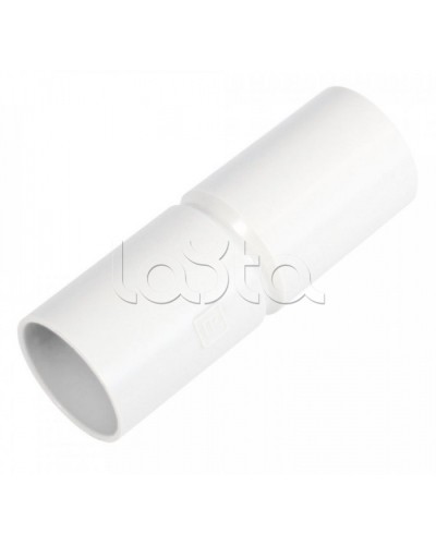 Патрубок-муфта белая д50 (12шт/144шт уп/кор) Промрукав (PR.01750б) в Уссурийске Повороты, муфты, тройники Pintop.ru