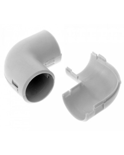 Соединитель угловой разборный д20 (5шт/550шт уп/кор) Промрукав (PR.07520м) в Уссурийске Повороты, муфты, тройники Pintop.ru