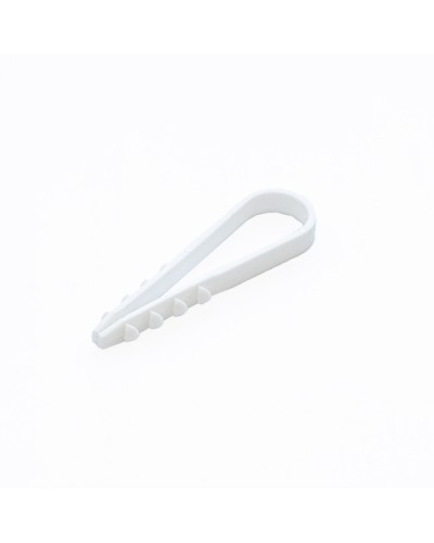 Дюбель-хомут для круглого кабеля d11-18 мм белый (10шт) Промрукав (PR08.6945) в Уссурийске Крепеж: Дюбели, шурупы, саморезы Pintop.ru