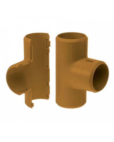 Тройник разборный бук д20 (50шт/600шт уп/кор) Промрукав (PR13.0292) в Уссурийске Повороты, муфты, тройники Pintop.ru