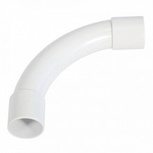 Соединитель угловой белый d20 мм (5шт/300шт уп/кор) Промрукав (PR13.0464)