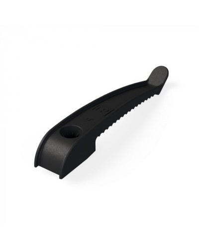 Держатель кабеля односторонний для прямого монтажа в гофроящике черный (200 шт/кор) Промрукав (PR13.0491) в Уссурийске Аксессуары для кабель-канала Pintop.ru