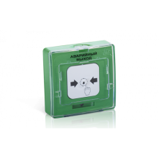 Устройство дистанционного пуска адресное Рубеж УДП 513-11-R3 "ЭВАКУАЦИЯ", цвет зеленый