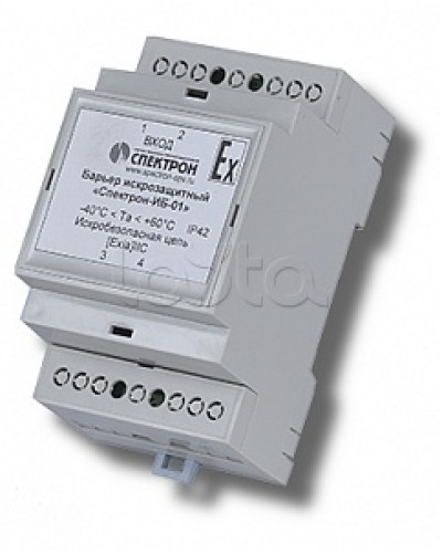 Барьер искрозащиты для цепей питания Спектрон-ИБ-01 в Уссурийске Устройства защиты операционных процессоров (ОПС) Pintop.ru