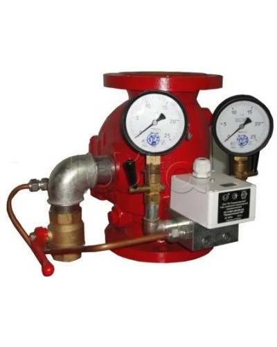 Узел управления спринклерный водозаполненный Спецавтоматика УУ-С150/1,6 В-ВФ.04 Прямоточный-150 исп. 01 в Уссурийске Устройства пуска водяного пожаротушения Pintop.ru