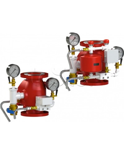 Узел управления спринклерный водозаполенный Спецавтоматика УУ-С80/1,6В-ВФ.О4- Шалтан в Уссурийске Устройства пуска водяного пожаротушения Pintop.ru